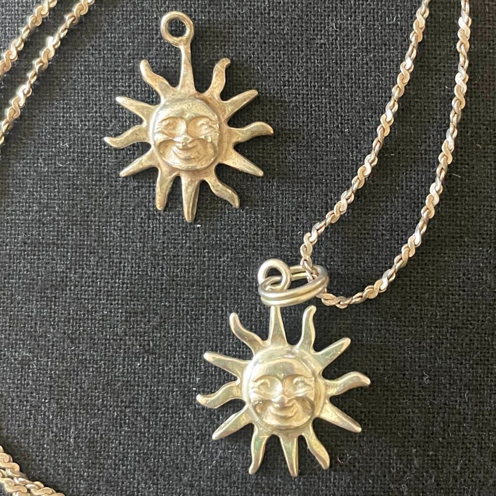 Celestial Sun Necklace Pendants